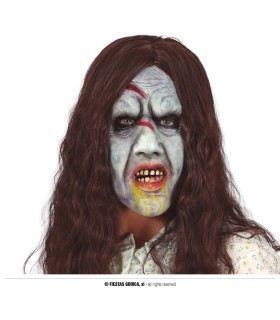 MASCARA CON PELO NIÑA POSEIDA LATEX